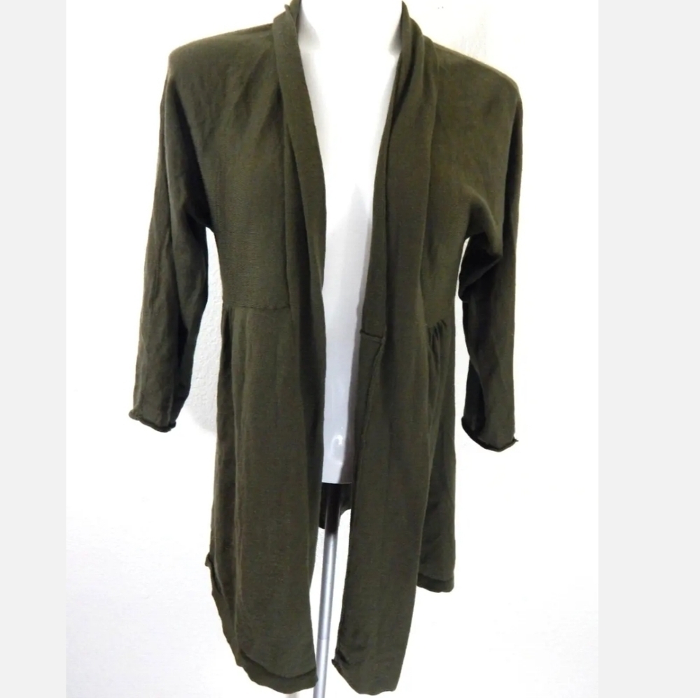 Eileen Fisher Merino Wool‎ Open Cardigan